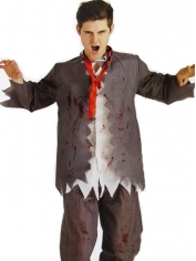 Zombie Costume School Boy Costume - Mens Halloween Costumes